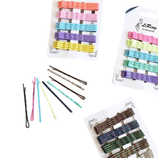 BSCI Audited Factory 5.5CM/2.16in Colorful Bobby pins bulk strong hair clips for Hair Salon