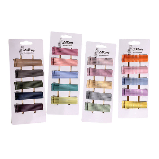 BSCI Audited Factory 6CM/2.36in straight Colorful Bobby pins bulk strong hair clips for Hair Salon