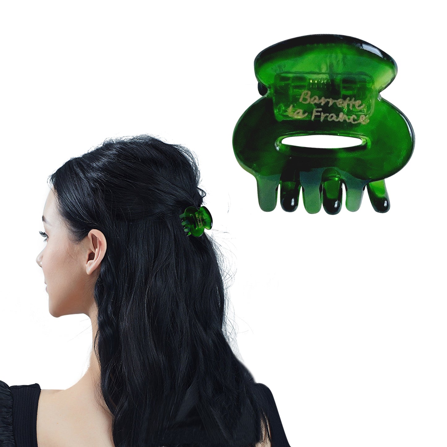 BSCI Audited Factory Hair Claw Banana Clips tortoise Barrettes Celluloid French Design Barrettes celluloid Large Fashion Accessories for Women Girls