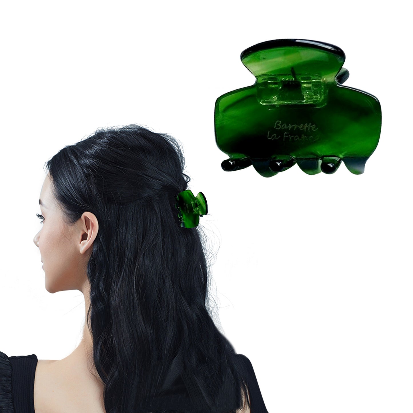 BSCI Audited Factory Hair Claw Banana Clips tortoise Barrettes Celluloid French Design Barrettes celluloid Large Fashion Accessories for Women Girls