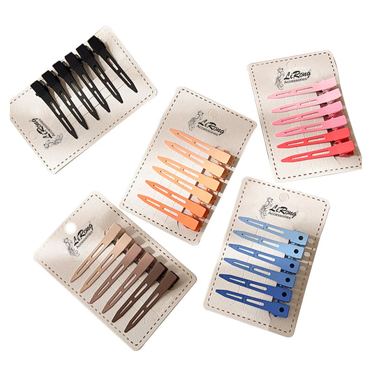 No bend Hair Clips- No Crease Hair Clips Styling Duck Bill Clips Alligator Hair Barrettes for Salon Hairstyle Hairdressing Bangs Waves Woman Girl Makeup Application