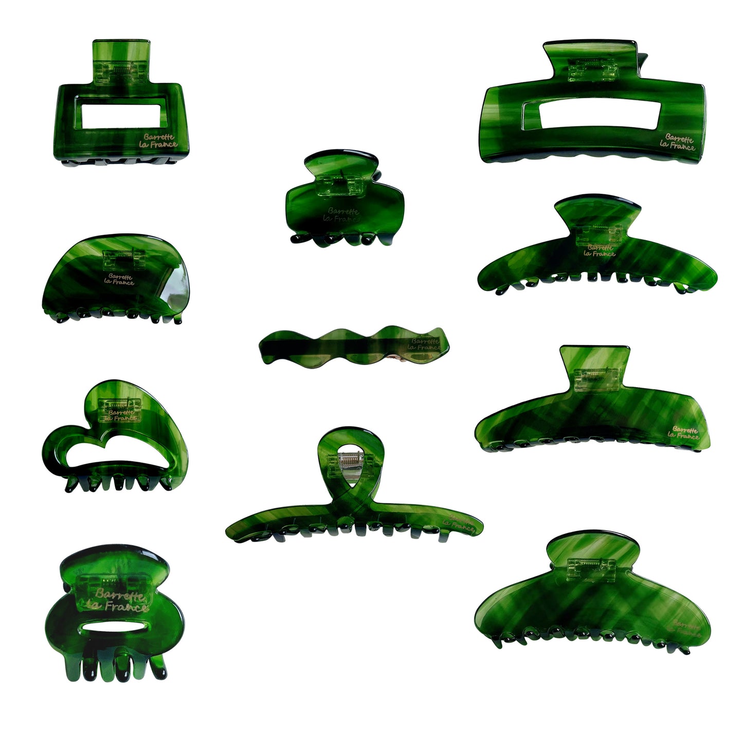 BSCI Audited Factory Hair Claw Banana Clips tortoise Barrettes Celluloid French Design Barrettes celluloid Large Fashion Accessories for Women Girls