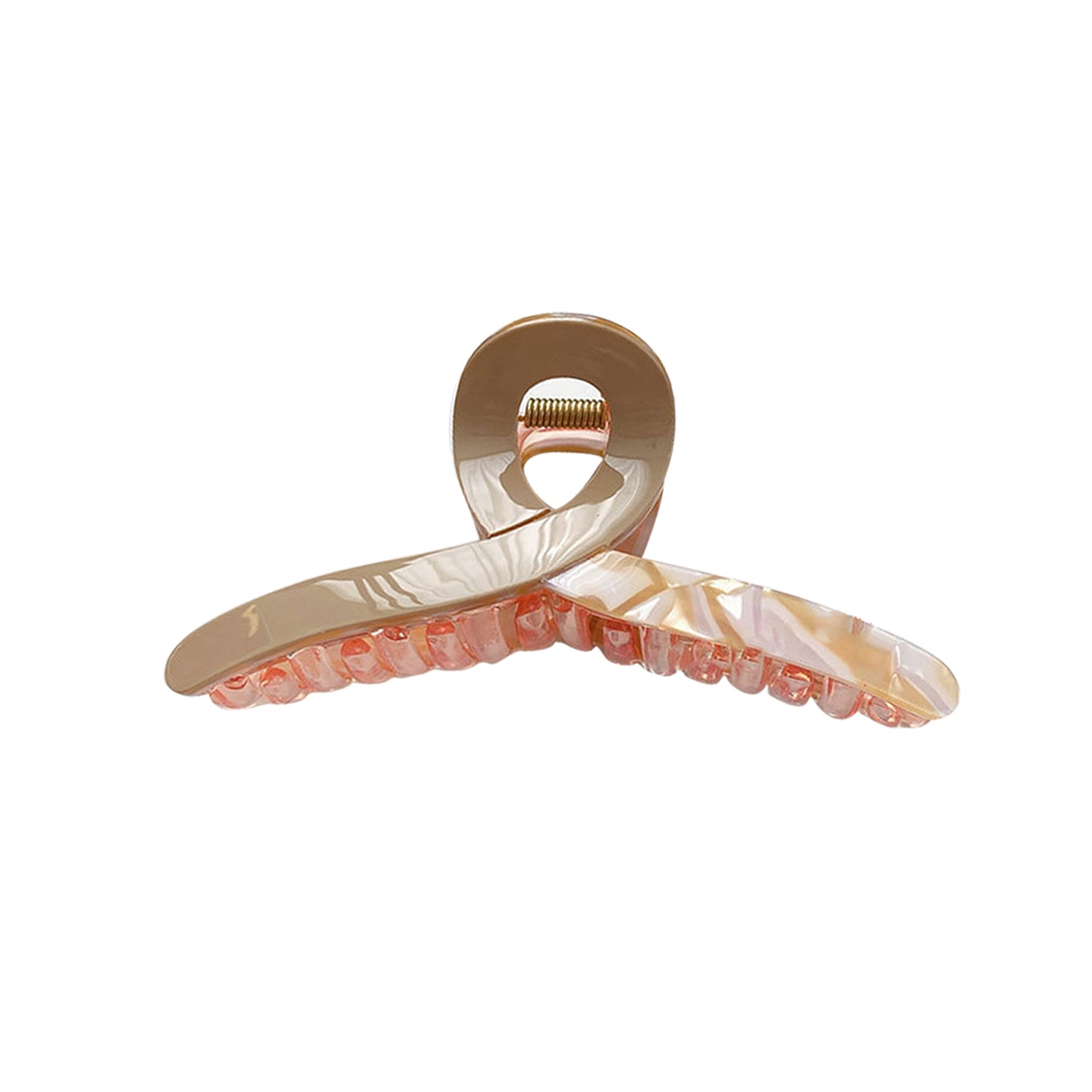 BSCI Audited Factory  Hair Clips Tortoiseshell Claw Cellulose Acetate Jaw Clip Celluloid French Design 4.2'' Hair Barrettes Grip Leopard Print Clamps for Women Girls