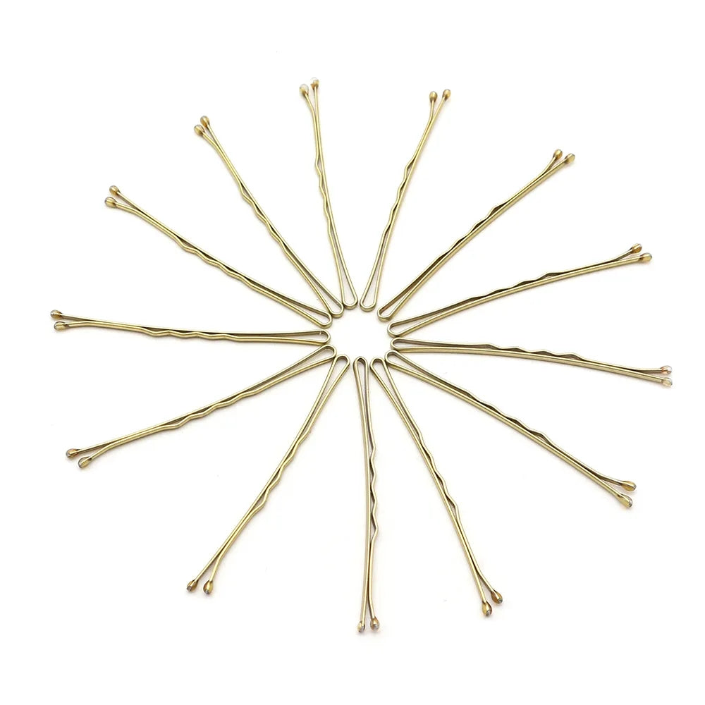 BSCI Audited Factory 6CM/2.36in Bobby pins bulk strong hair clips for Hair Salon 60PCS