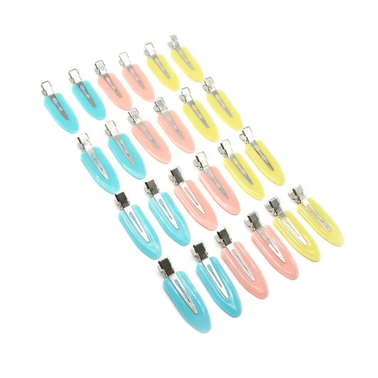 No bend Hair Clips- No Crease Hair Clips Styling Duck Bill Clips No Dent Alligator Hair Barrettes for Salon Hairstyle Hairdressing Bangs Waves Woman Girl Makeup Application