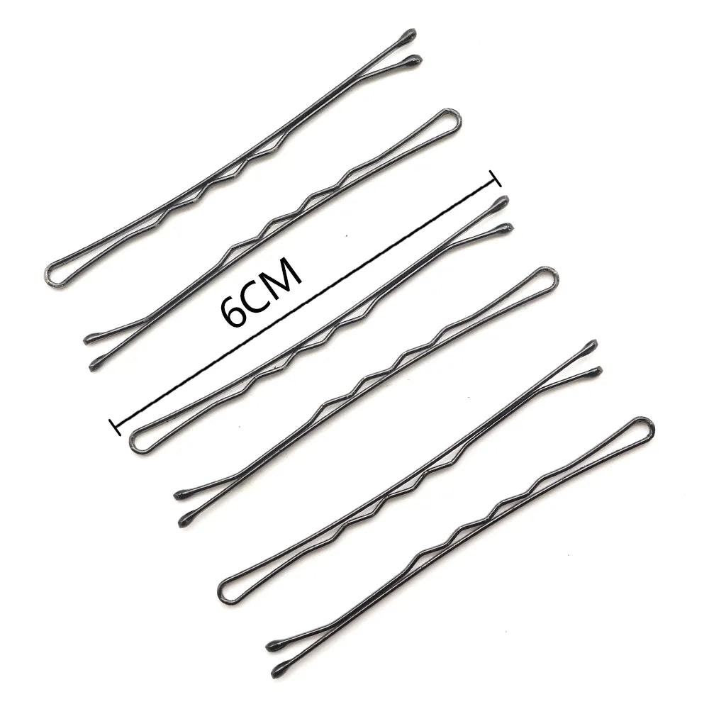 BSCI Audited Factory 6CM/2.36in Bobby pins bulk strong hair clips for Hair Salon 60PCS