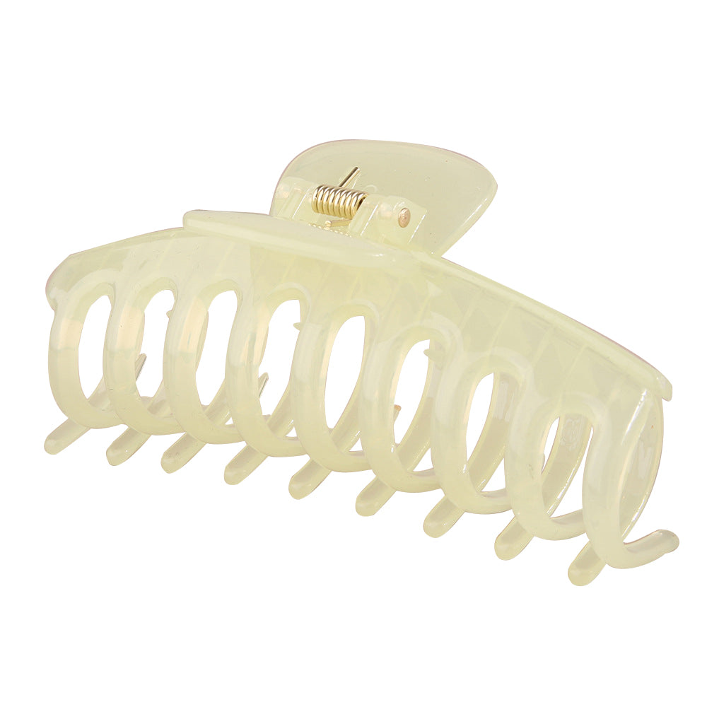 BSCI Audited Factory Plastic New Matching Nonslip Hair Claw Clips Jaw Clips Hair Clamps For Lady