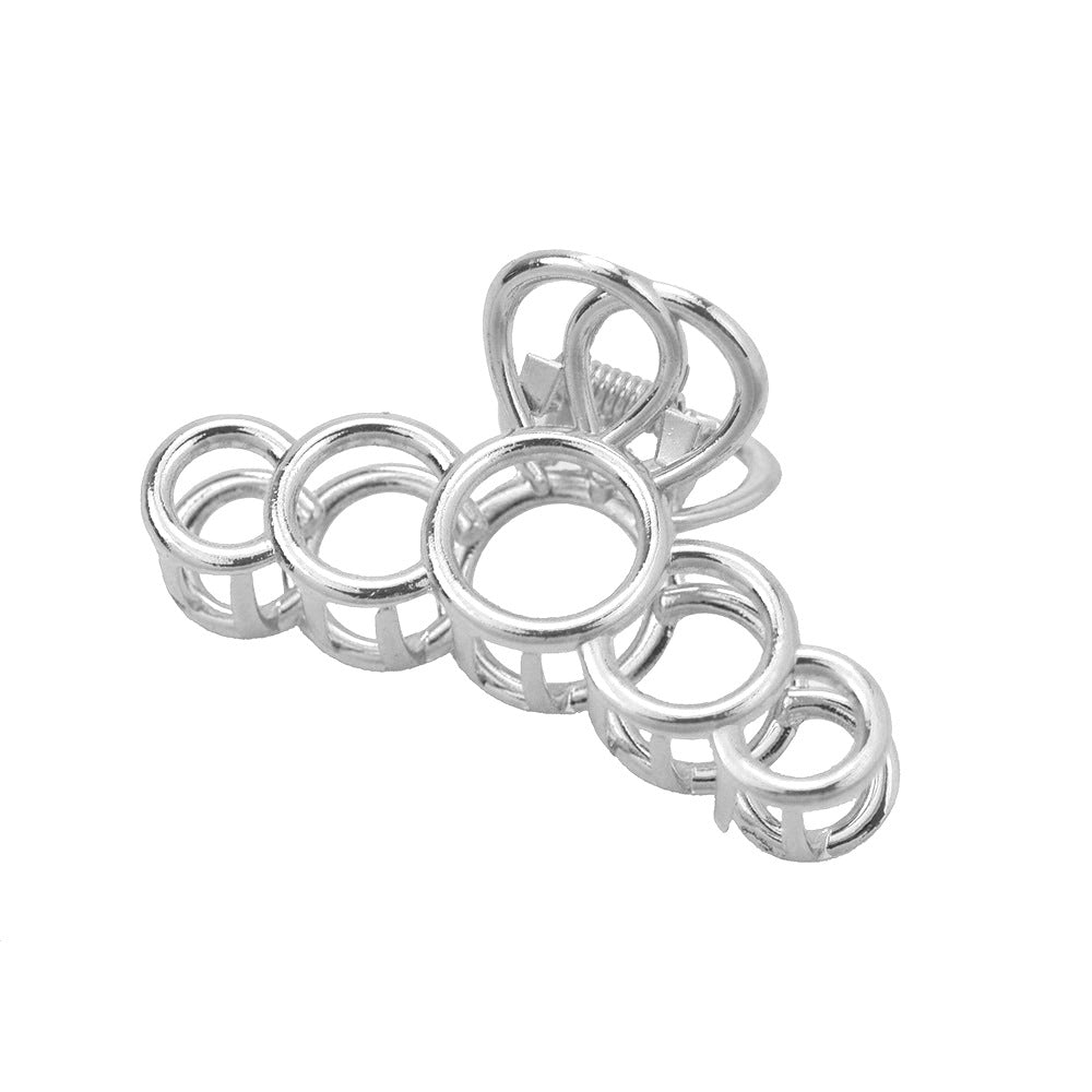 BSCI Audited Factory Large Metal Hair Claw Clips - 8.2*4.6CM, Perfect Big gold Jaw hair clamps for Women and Thinner, Thick hair styling,Strong Hold, Fashion Hair Accessories