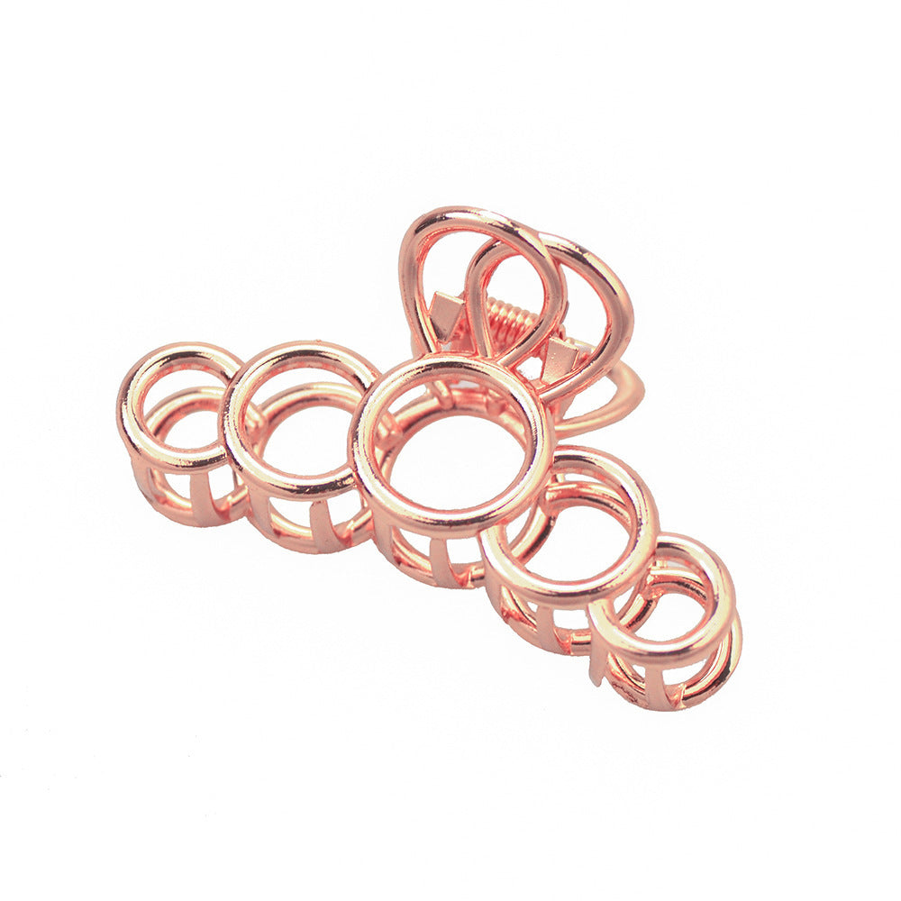 BSCI Audited Factory Large Metal Hair Claw Clips - 8.2*4.6CM, Perfect Big gold Jaw hair clamps for Women and Thinner, Thick hair styling,Strong Hold, Fashion Hair Accessories